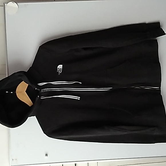 The North Face Tops - The North Face Women’s Black + White Zip Up Hoodie Jacket sz. M